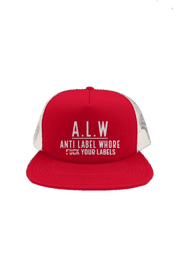 Red Trucker Cap (Embroidered)