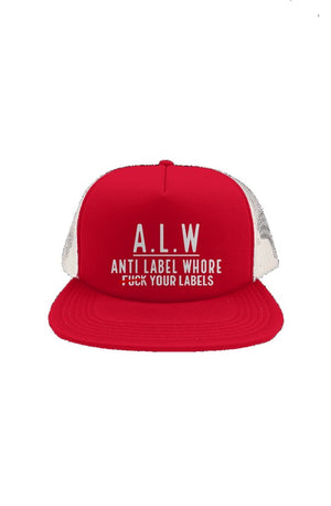 Red Trucker Cap (Embroidered)